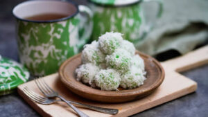 klepon + wedang jahe